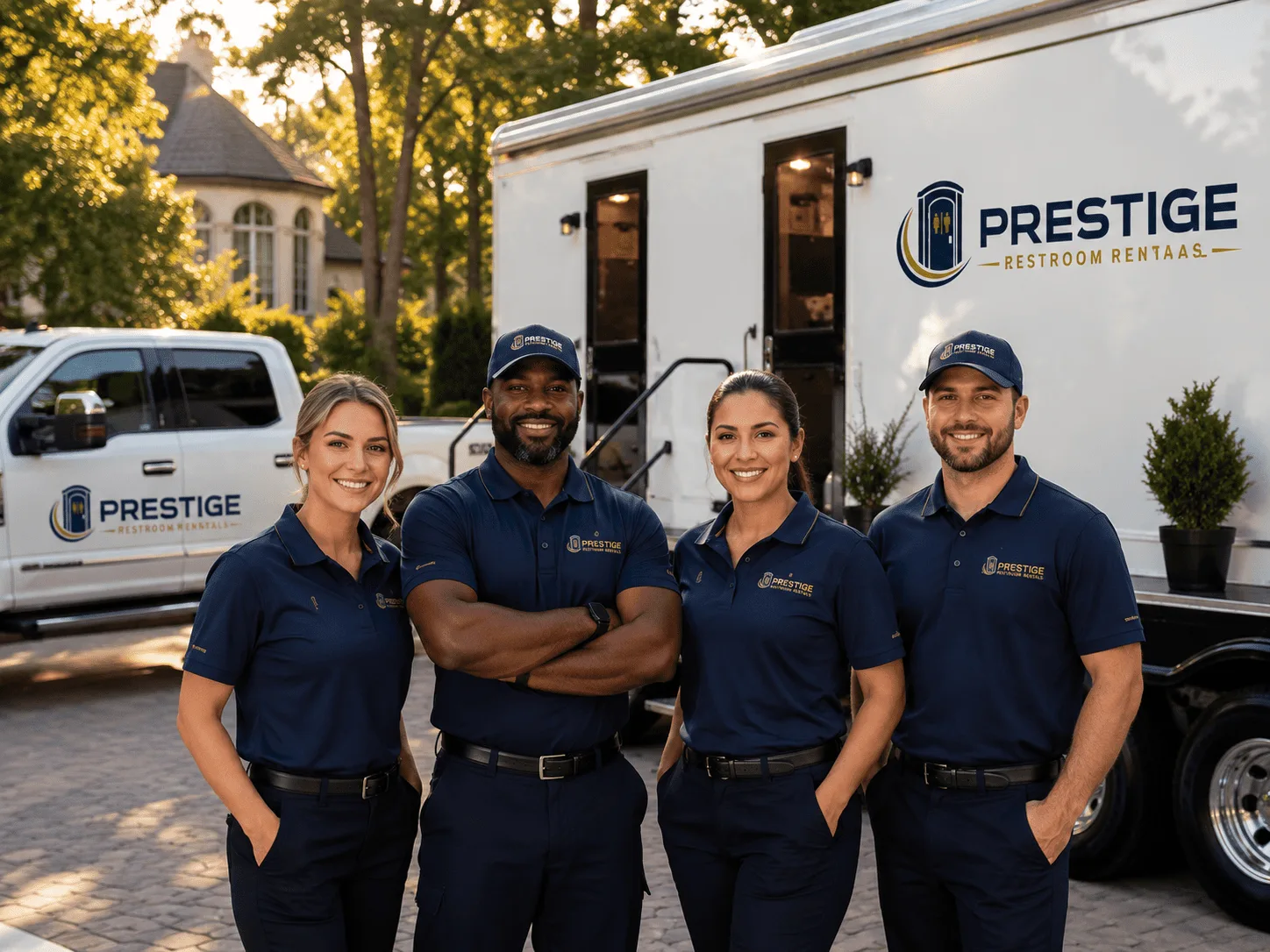 Trusted Luxury Portable Restrooms company in Bentley, LA